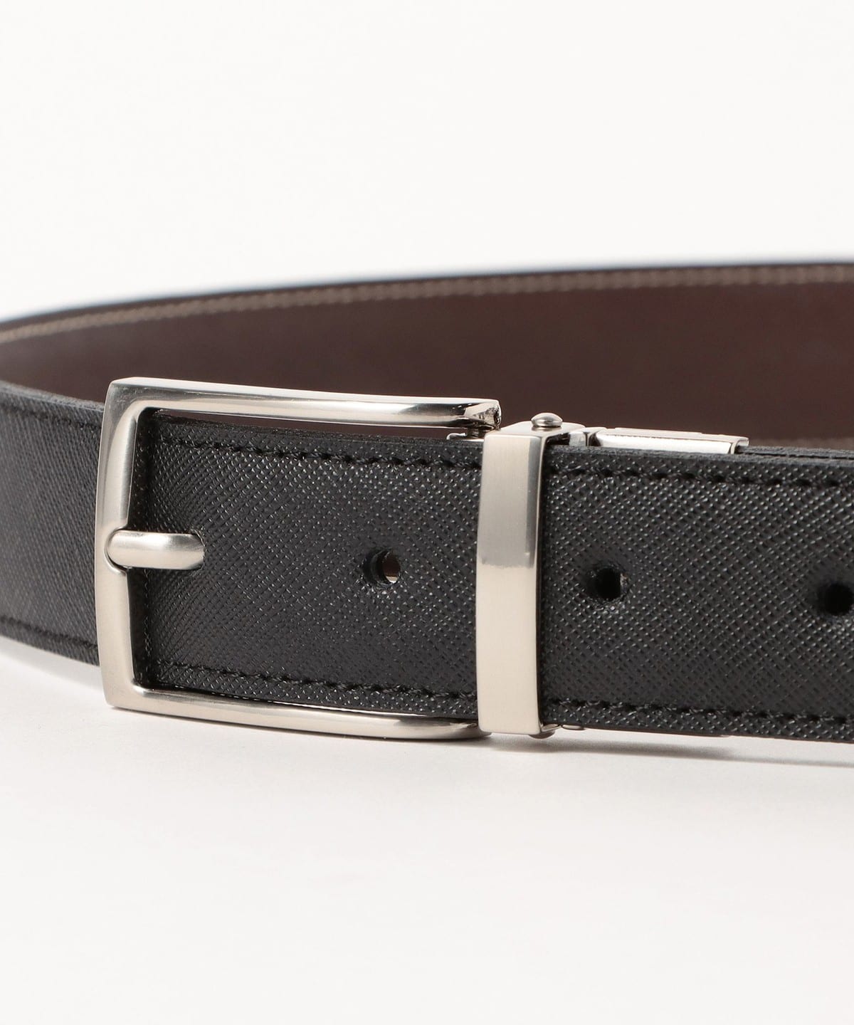 BEAMS HEART（ビームス ハート）リバーシブル エンボスレザー ベルト