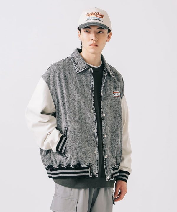 BEAMS HEART（ビームス ハート）刺繍 デニム コンビ スタジャン