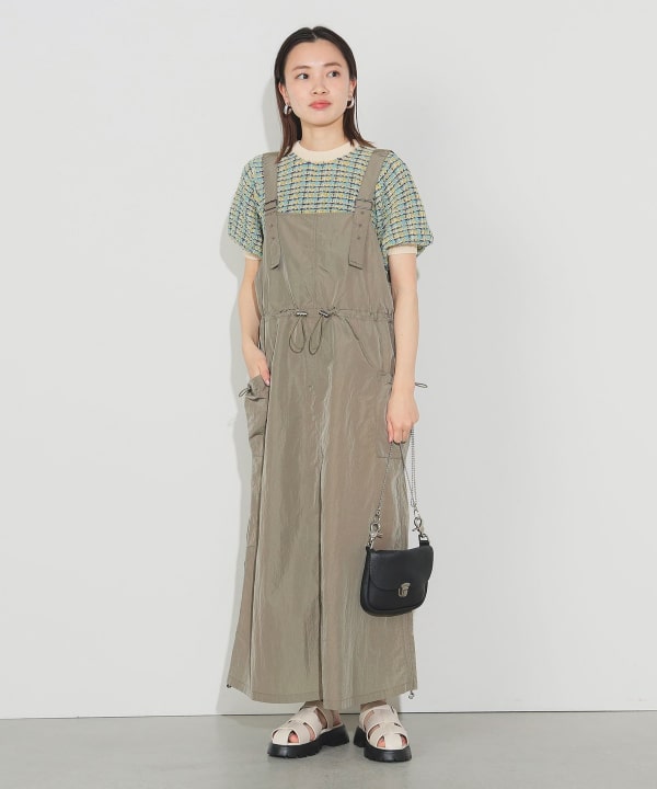 BEAMS HEART（ビームス ハート）カーゴポケット ジャンパースカート