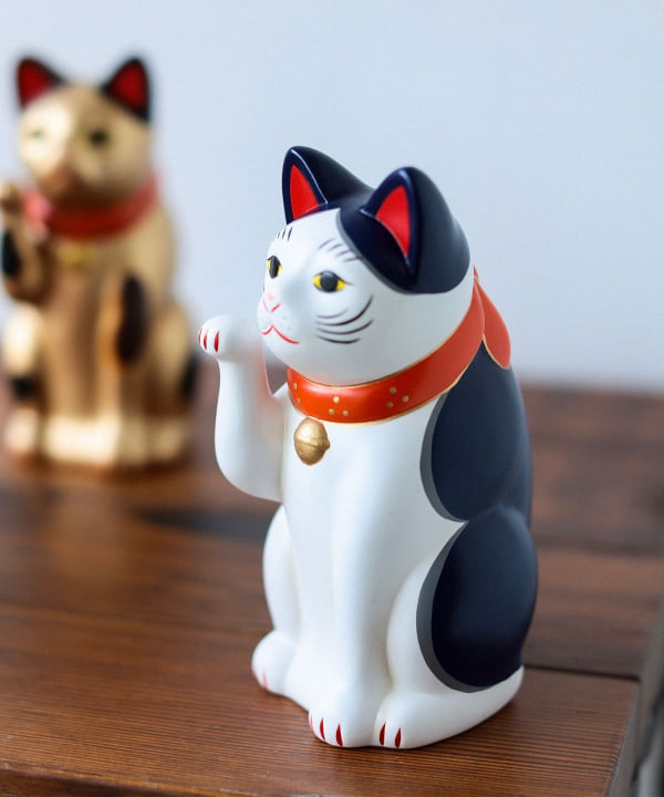BEAMS JAPAN（ビームス ジャパン）【別注】中外陶園 / 招き猫 右手 5号