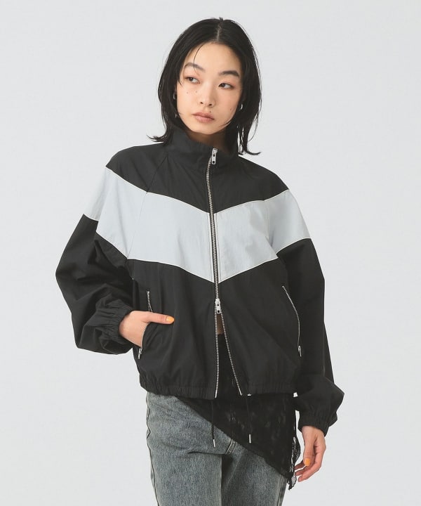 Ray BEAMS（レイ ビームス）カラー ブロック トラック ジャケット