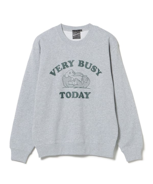 BEAMS T（ビームスT）【SPECIAL PRICE】VERY BUSY TODAY クルーネック