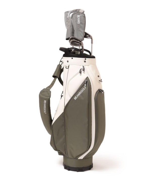 BEAMS GOLF（ビームス ゴルフ）バイカラー エイトハーフ キャディ