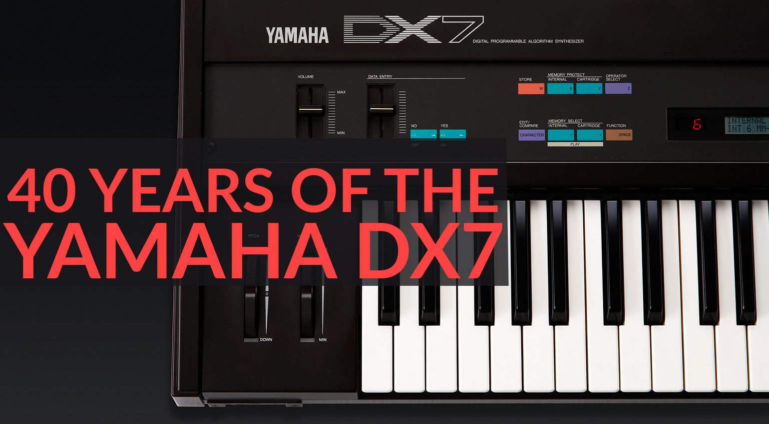40 Years of the Yamaha DX7 - Ring Those FM Bells! - gearnews.com