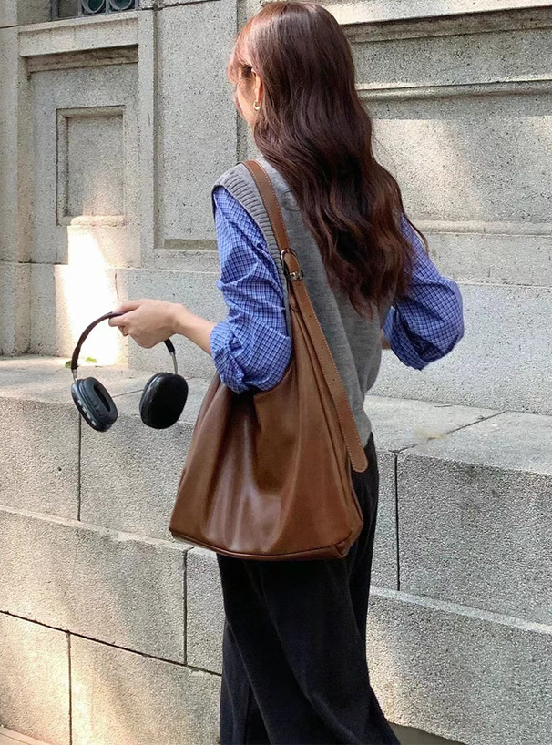 レザーワンハンドルバッグ[at2386] | レディースファッション通販の