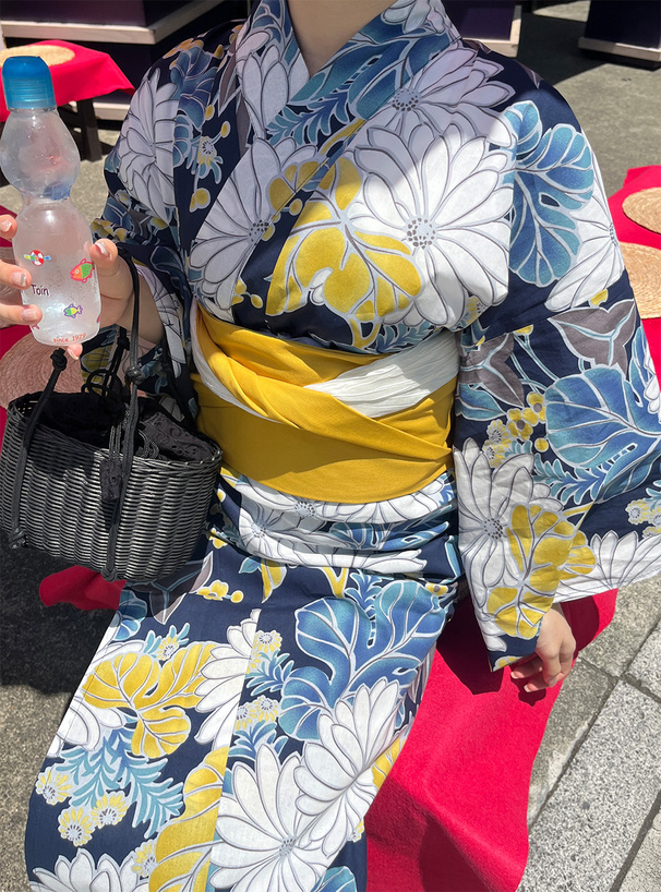 水彩菊浴衣セット[gi1218] | レディースファッション通販のグレイル