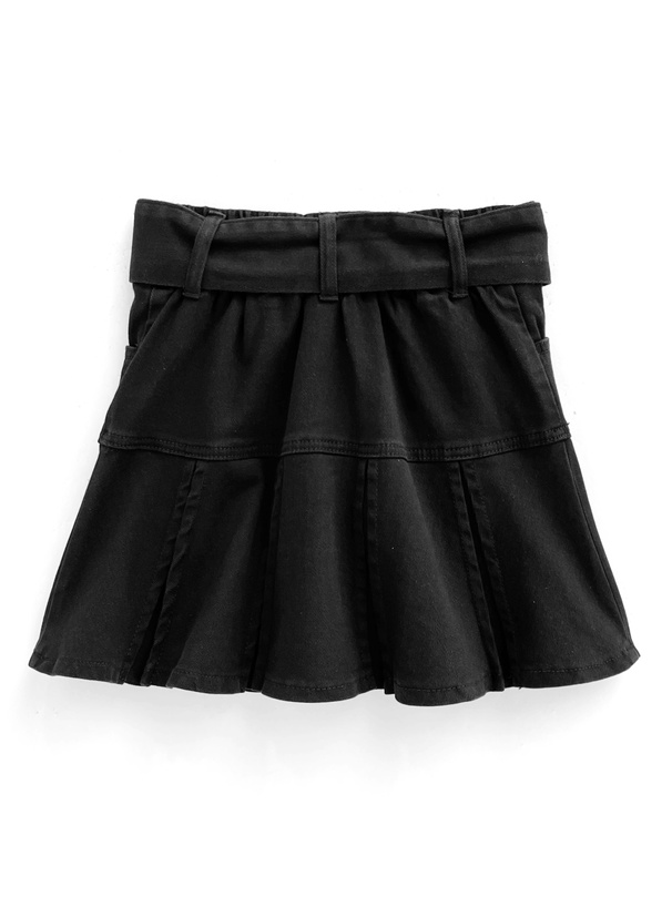 ベルトインパン裏地付きプリーツミニスカート[nh136] | レディース