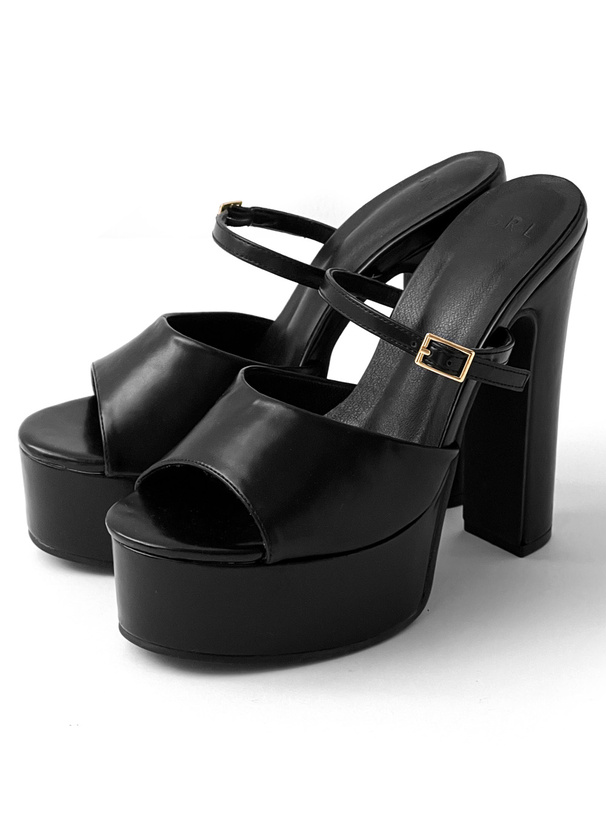 フリージア チャンキーヒールミュールサンダル[zr1132] | レディース