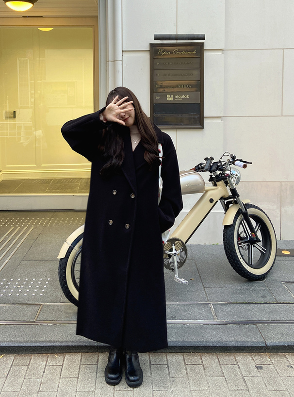 ダブルボタンチェスターコート[ze790] | レディースファッション通販の