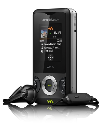 Sony Ericsson W205 Walkman Cell Phone - ecoustics.com