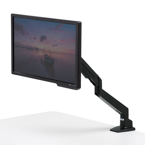 モニターアーム クランプ式｜34インチ・ガス式・上下/左右/前後/回転