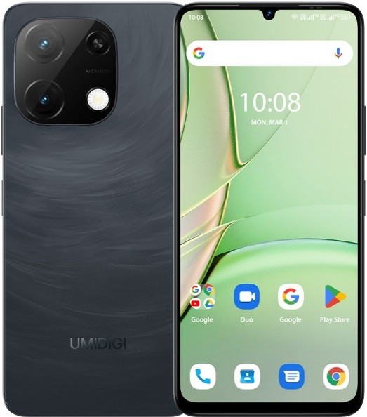 Etoren.com | (Unlocked) UMIDIGI G9T Dual Sim 128GB Black (4GB RAM