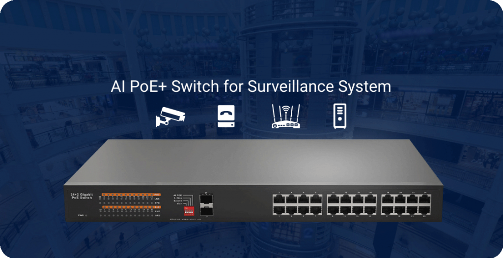 24 Port PoE+ Switch | Fiberroad Technology