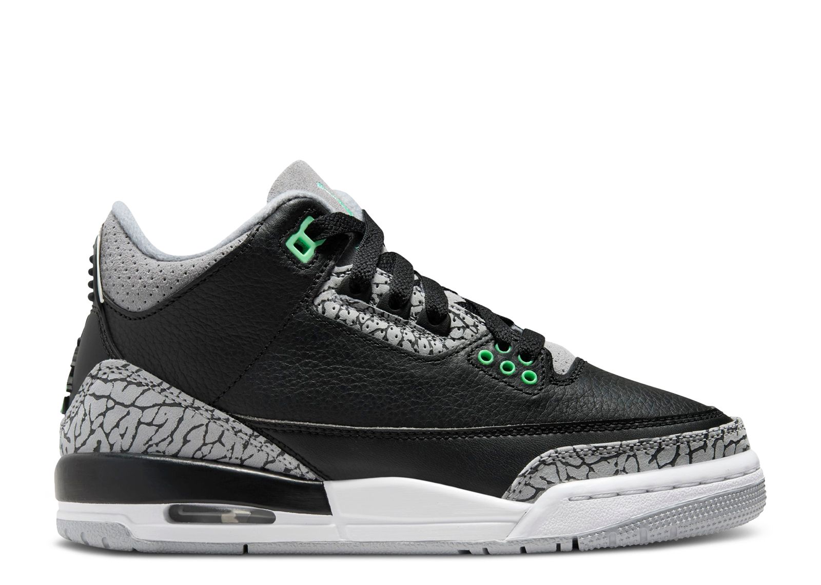 Jordan 3 Retro GS 'Green Glow' - Air Jordan - DM0967 031 - black