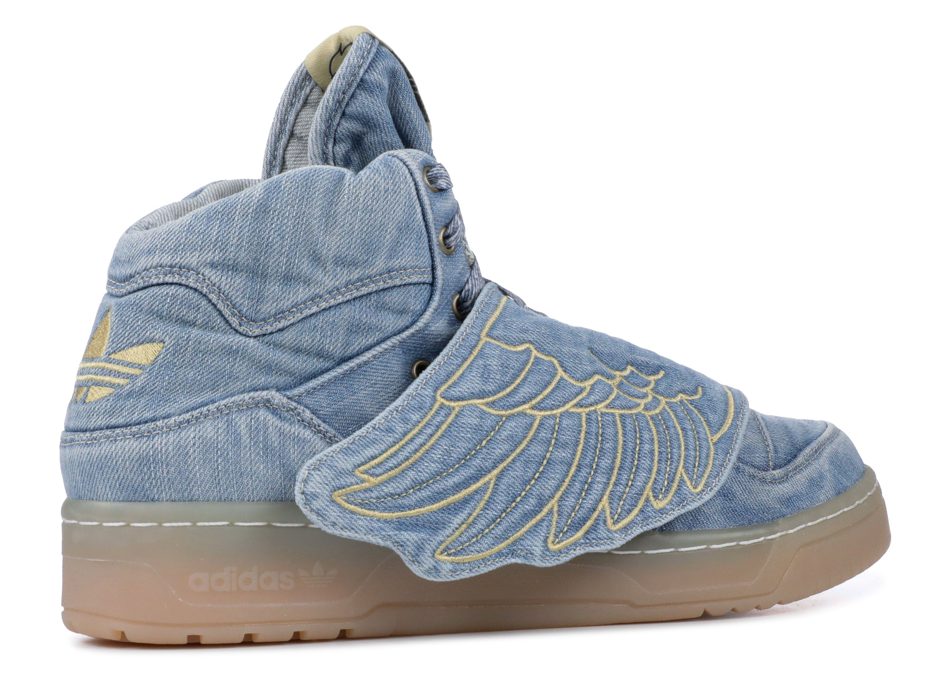 JS Wings 'Denim' - Adidas - V24621 - supcol/whtvap/black1 | Flight