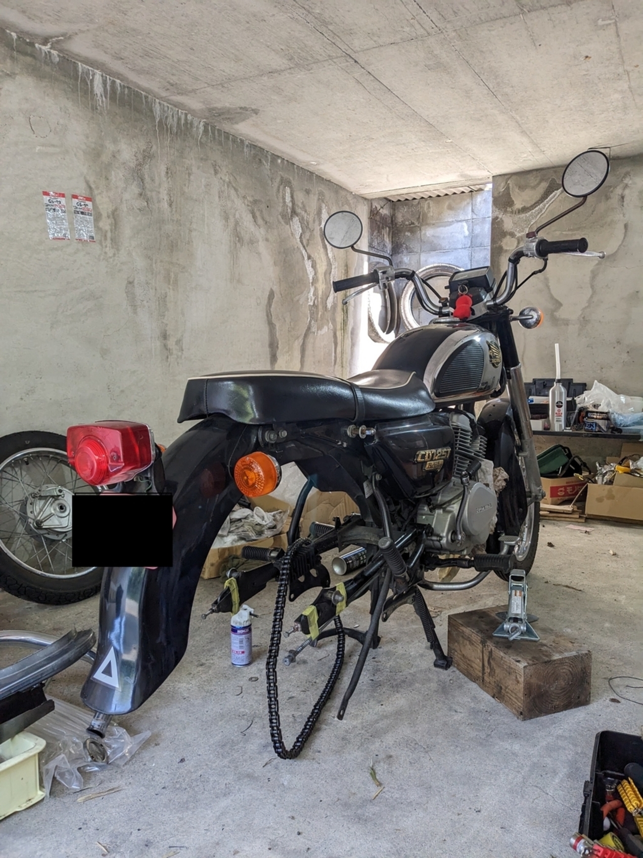 CD125T ベンリー快適化 その② - 黒酢バイクのあれこれ