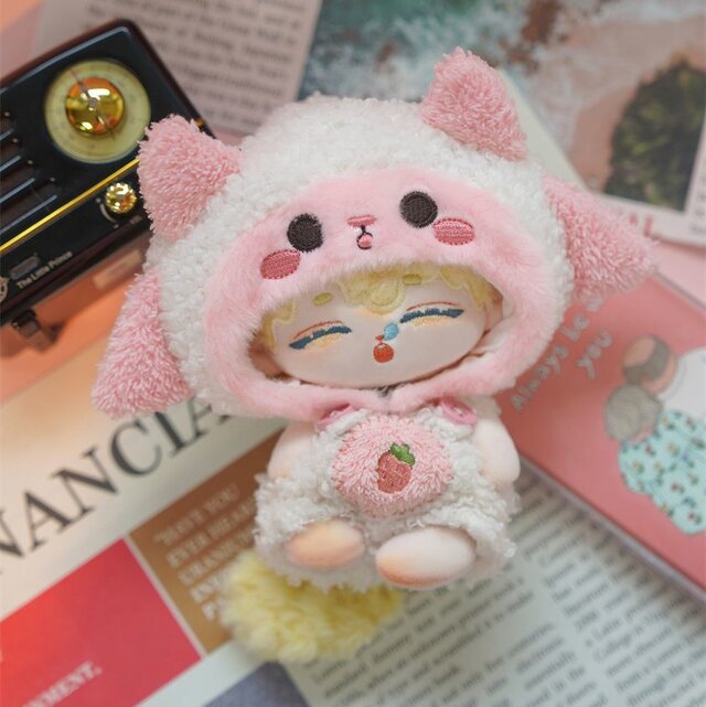 アボカド 10CM 着せ替えぬいぐるみ 無属性 着せ替え人形 コットン