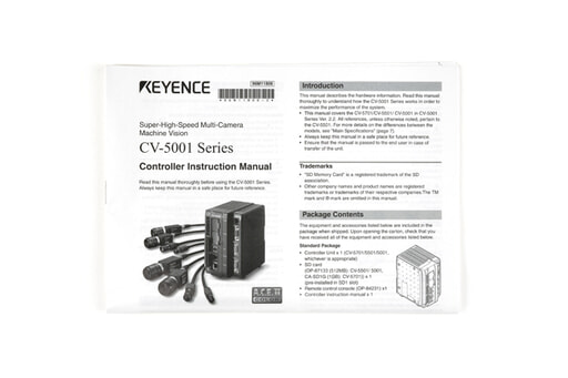 キーエンス デジタル画像センサ/コントローラ CV-5000 | 保守部品.com