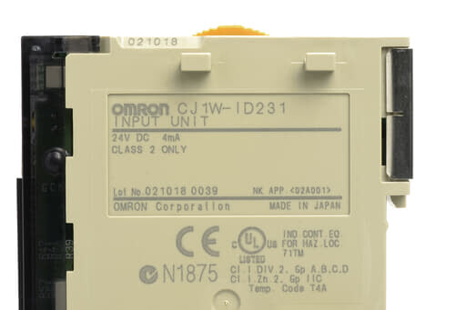 オムロン 入力ユニット CJ1W-ID231 (02年製) | 保守部品.com
