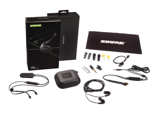 Shure SE846+BT2 Quad Driver Wireless Sound Isolating Earphones - Black