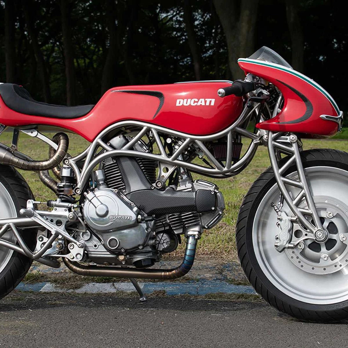 Weird Ducati Custom Looks Like It Melted In The Sun