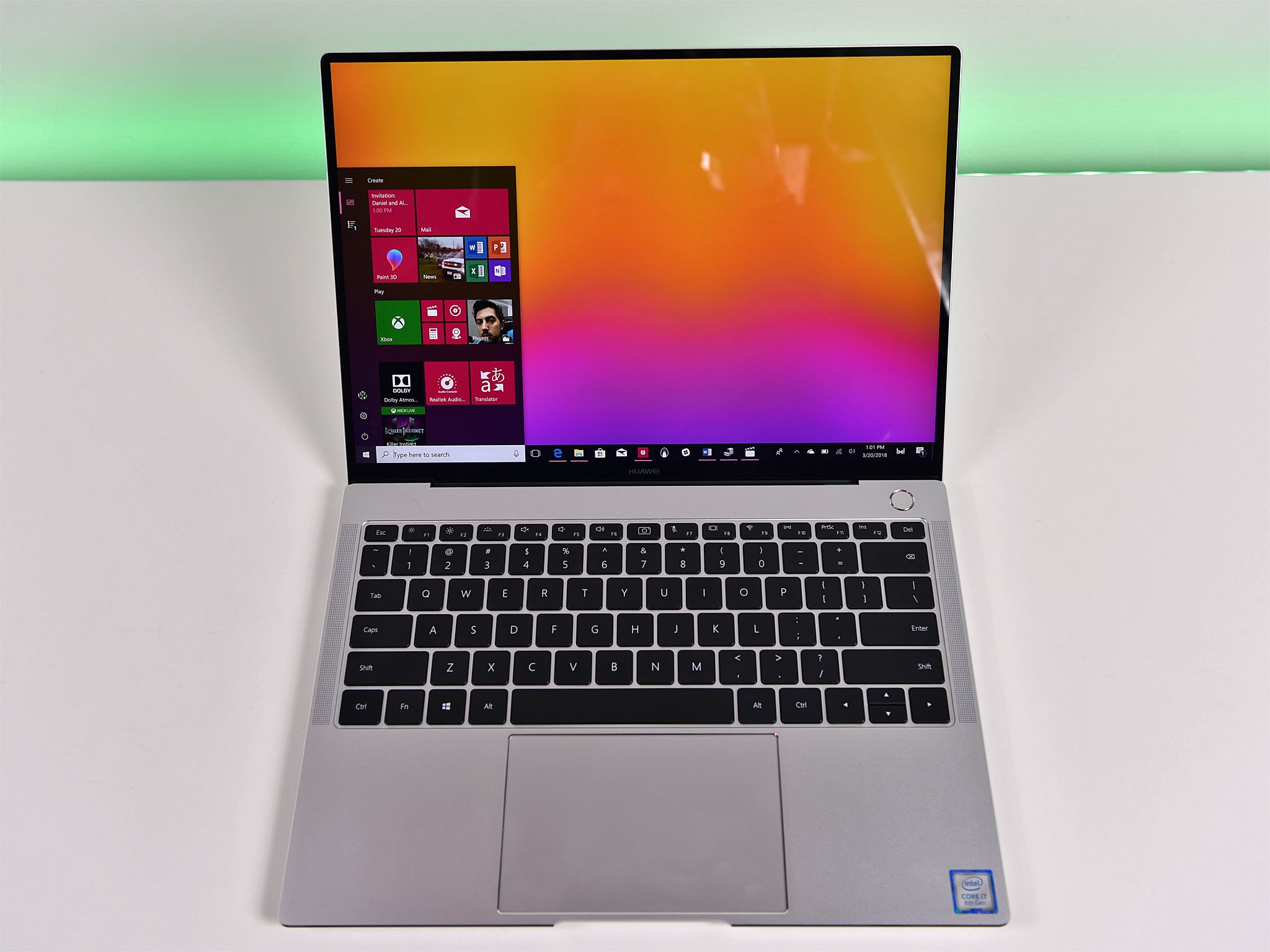 Huawei MateBook X Pro's infinity display puts the competition to
