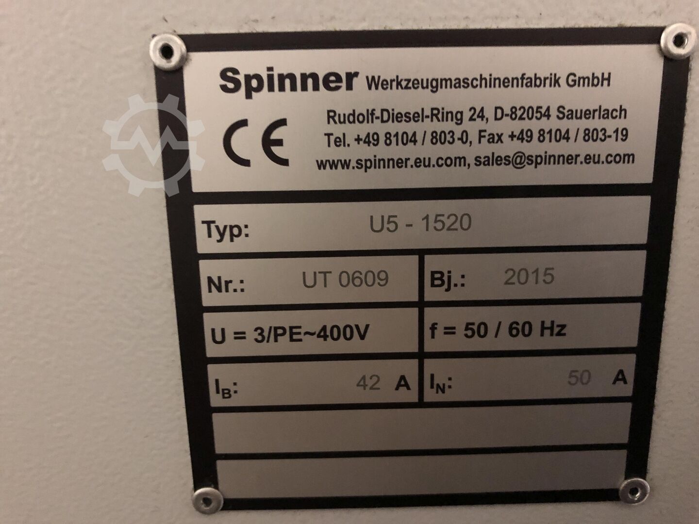 ▷ Bearbeitungszentrum Spinner U5 - 1520 gebraucht kaufen