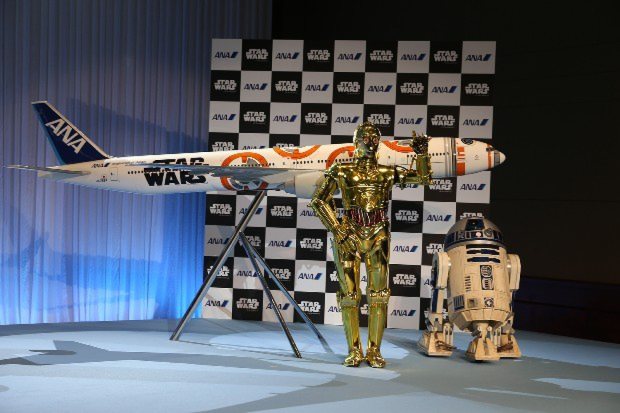 ANA：「スター・ウォーズ」新キャラの特別塗装機就航へ | 毎日新聞