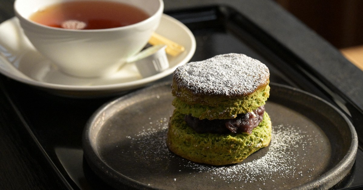 王将戦おやつ 藤井王将は茶のスコーン 永瀬九段はメロンまんじゅう