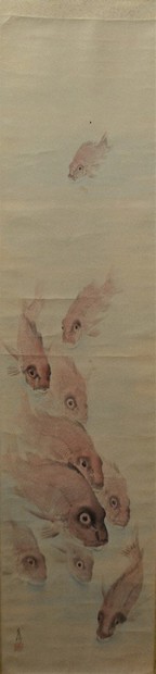 鯛の左洲」新たな一面 生誕150年記念企画展 伊勢の賓日館で113点