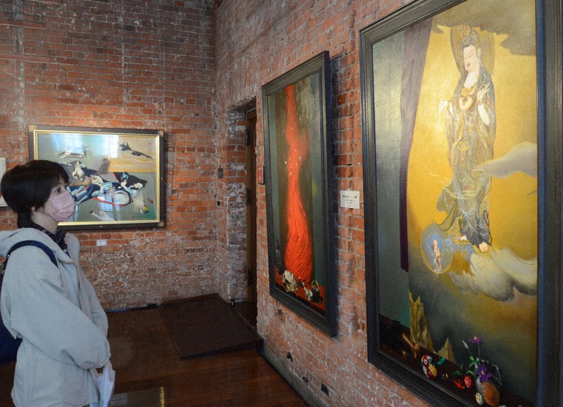 八代亜紀 アートの世界展」開幕 ／福岡 | 毎日新聞