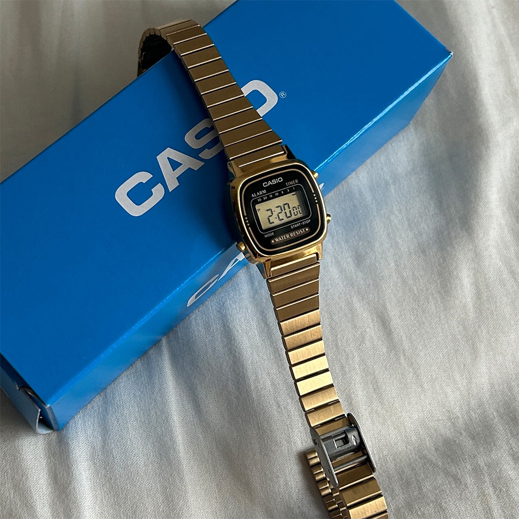 ゴールドcasioデジタル腕時計 | ファッション通販サイト NUGU