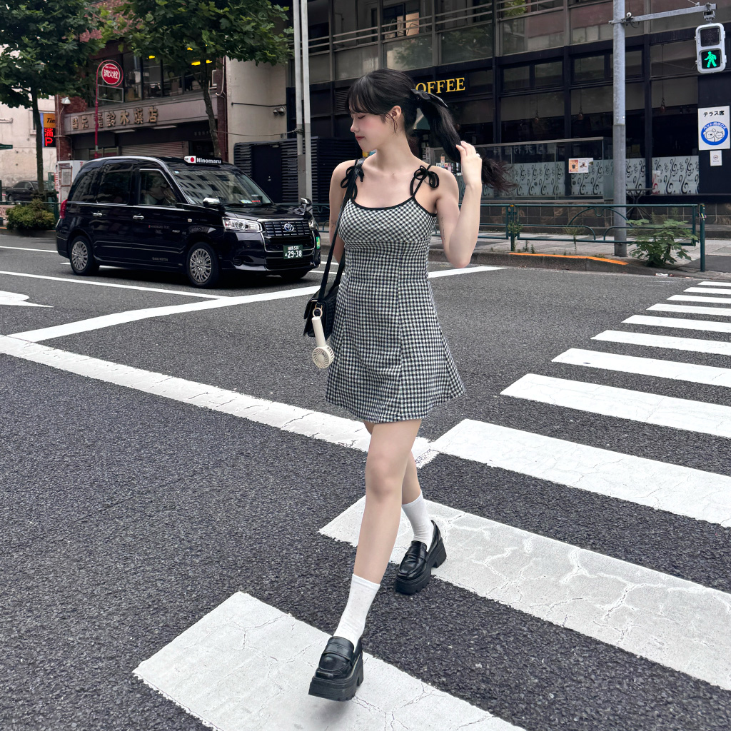 チェックミニワンピース | ファッション通販サイト NUGU