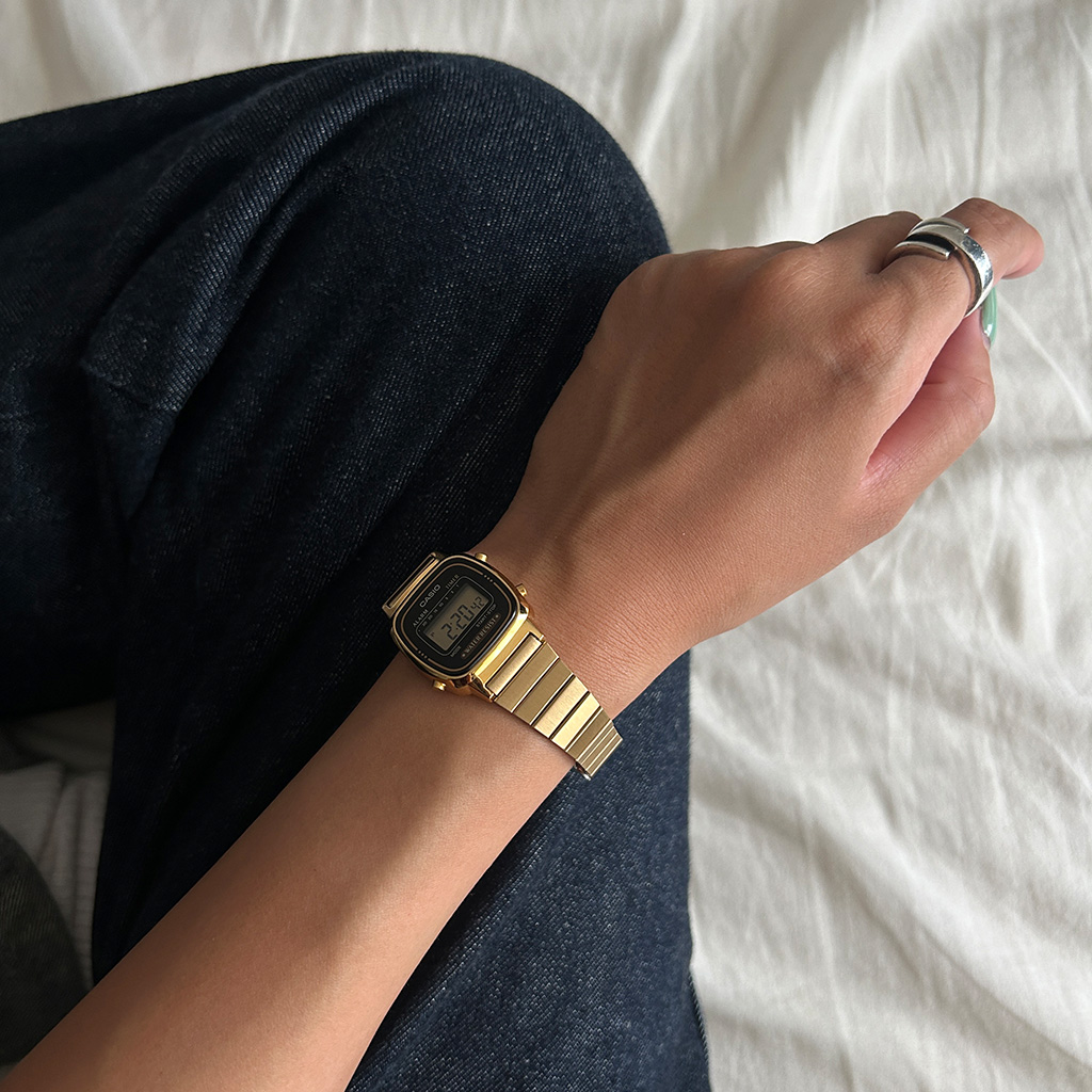 ゴールドcasioデジタル腕時計 | ファッション通販サイト NUGU