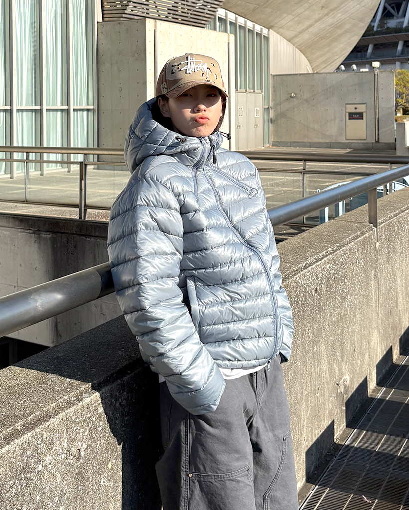 ユニセックス)フード付き軽量中綿ジャケット | ファッション通販サイト