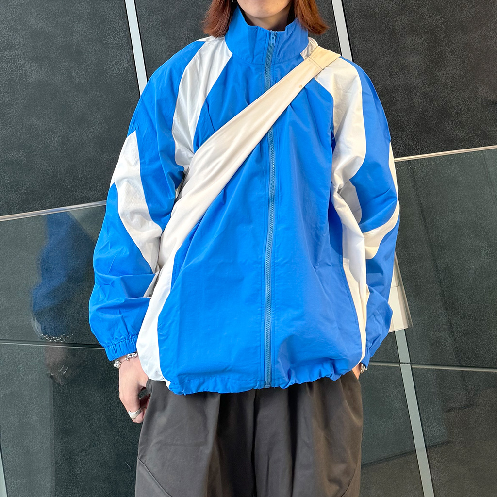 ユニセックス）配色ナイロンウィンドーブレーカー | ファッション通販
