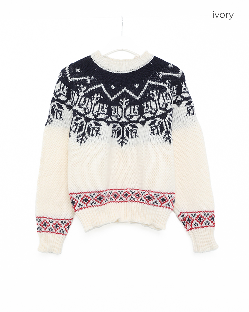 スノーノルディックニット | ファッション通販サイト NUGU