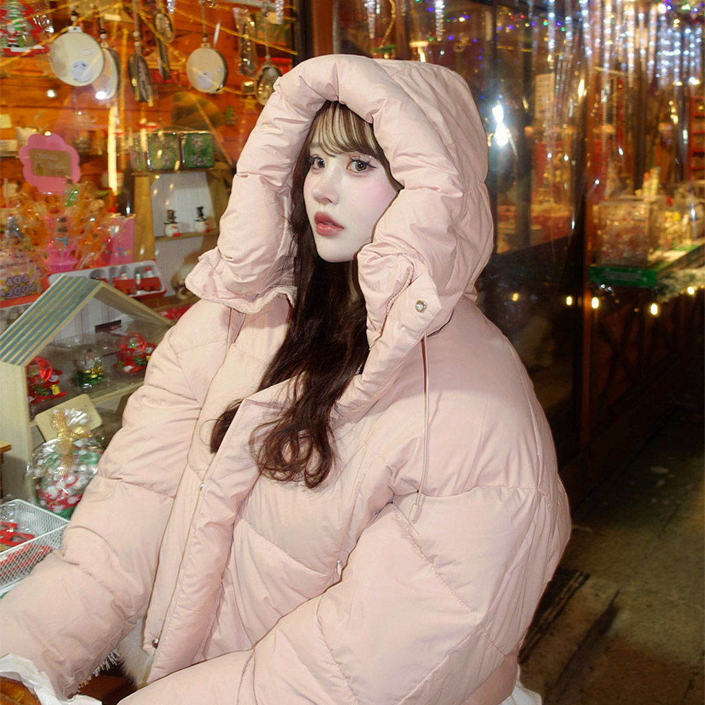 フードショートダックダウンジャケット | ファッション通販サイト NUGU