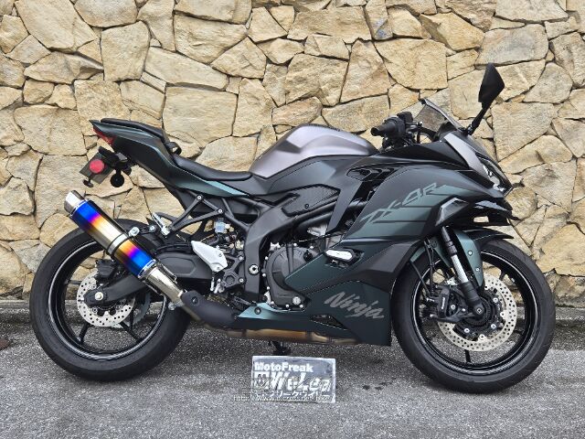 カワサキ ZX4R・2024(R6)初度登録(届出)年・ダークガンメタリック