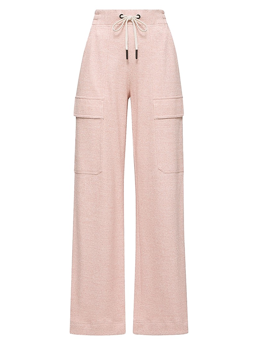 Moncler Grenoble Sweatpants in Linen & Cotton Blend | Saks Fifth