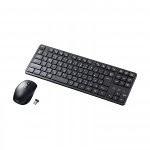 SKB-WL37SETBK【ワイヤレス静音キーボードマウスセット（テンキーあり