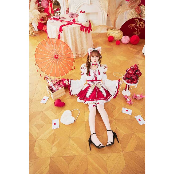 ピュアリィファー巫女キャット《オリジナルコスプレ9点セット