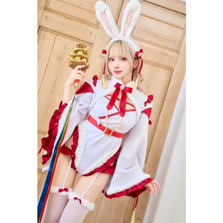 ハイシェイプセクシー巫女バニー《オリジナルコスプレ9点セット