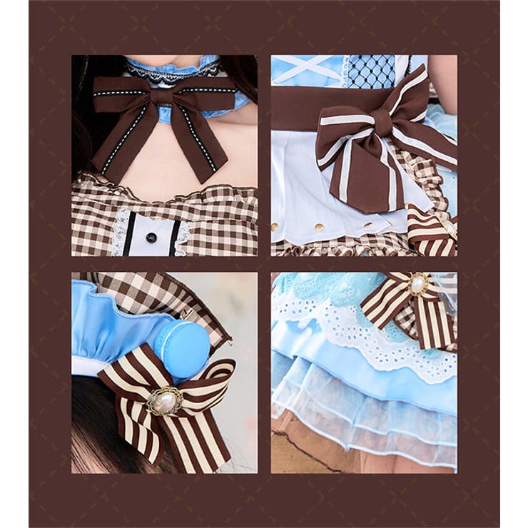 中村里砂着用】【ないるコラボ】マカロンメイド《ハロウィンコスプレ12