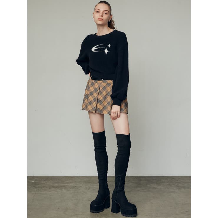 スクエアフィットロングブーツ[品番：MKSW0059449]｜EMODA（エモダ）の