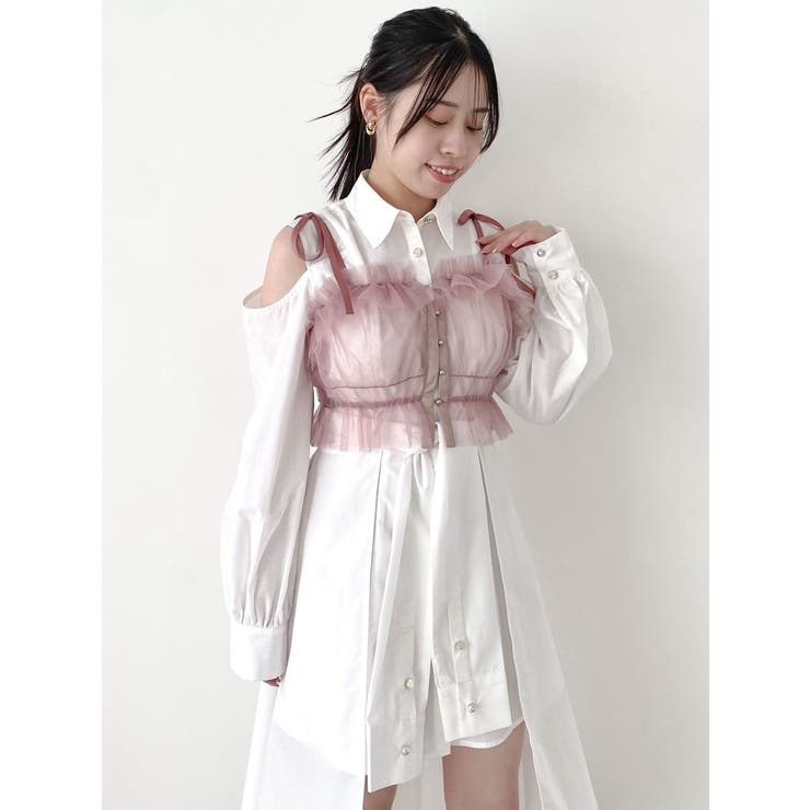 2wayチュールビスチェ[品番：MKSW0060481]｜dazzlin（ダズリン）の