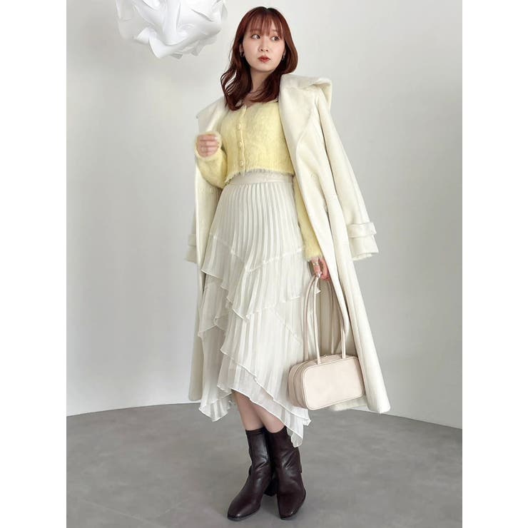 セーラービッグカラーコート[品番：MKSW0067158]｜dazzlin（ダズリン