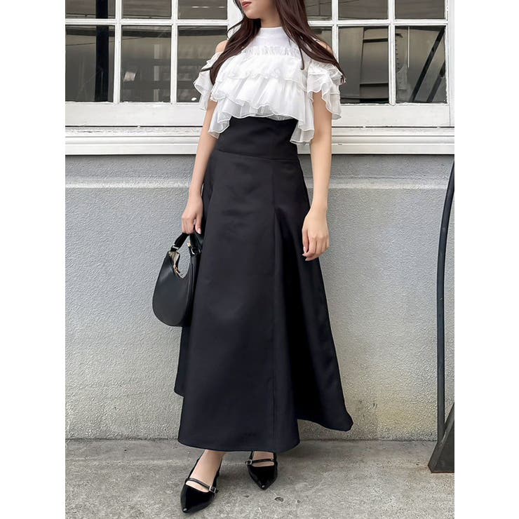 アソートコルセットフレアスカート[品番：MKSW0062849]｜dazzlin