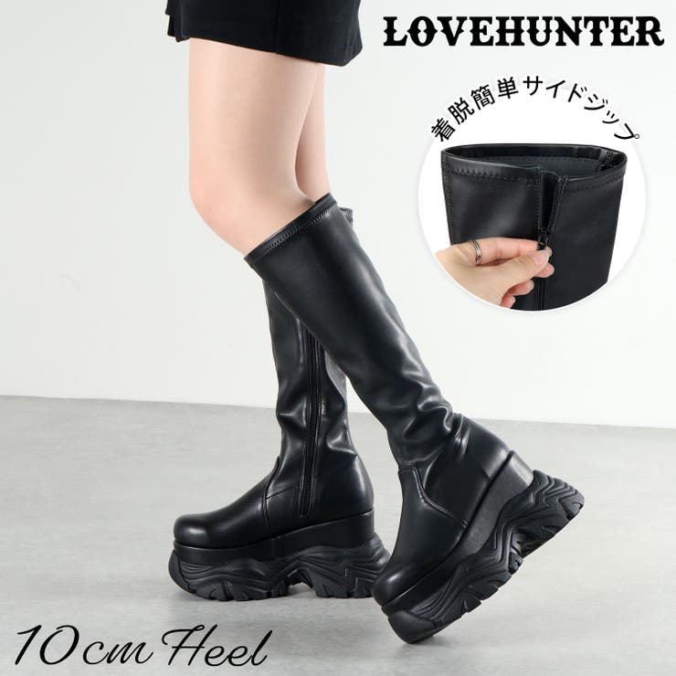 10cmヒール 厚底ロングブーツ ☆1660[品番：SFWS0002874]｜LibertyDoll