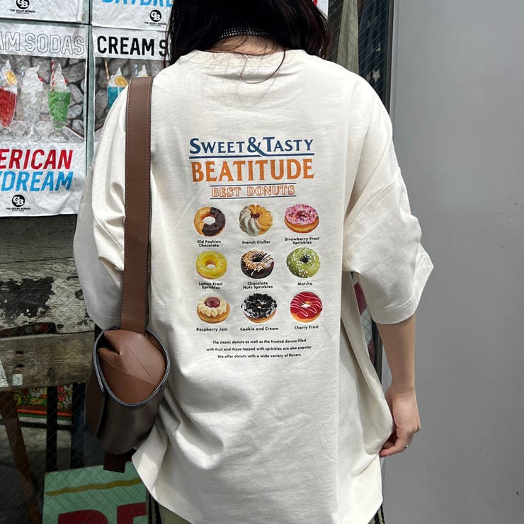 ユニセックス】人気のドーナッツシリーズBIGTシャツ[品番：NCLW0013324
